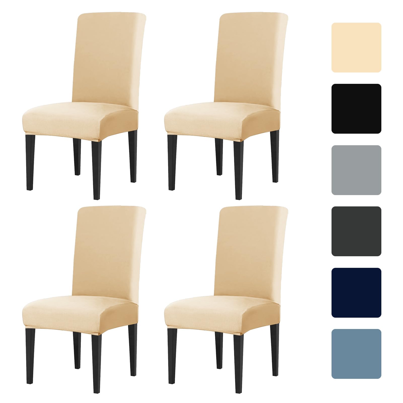 LUSCHEER Dining Room Chair Covers Set of 4