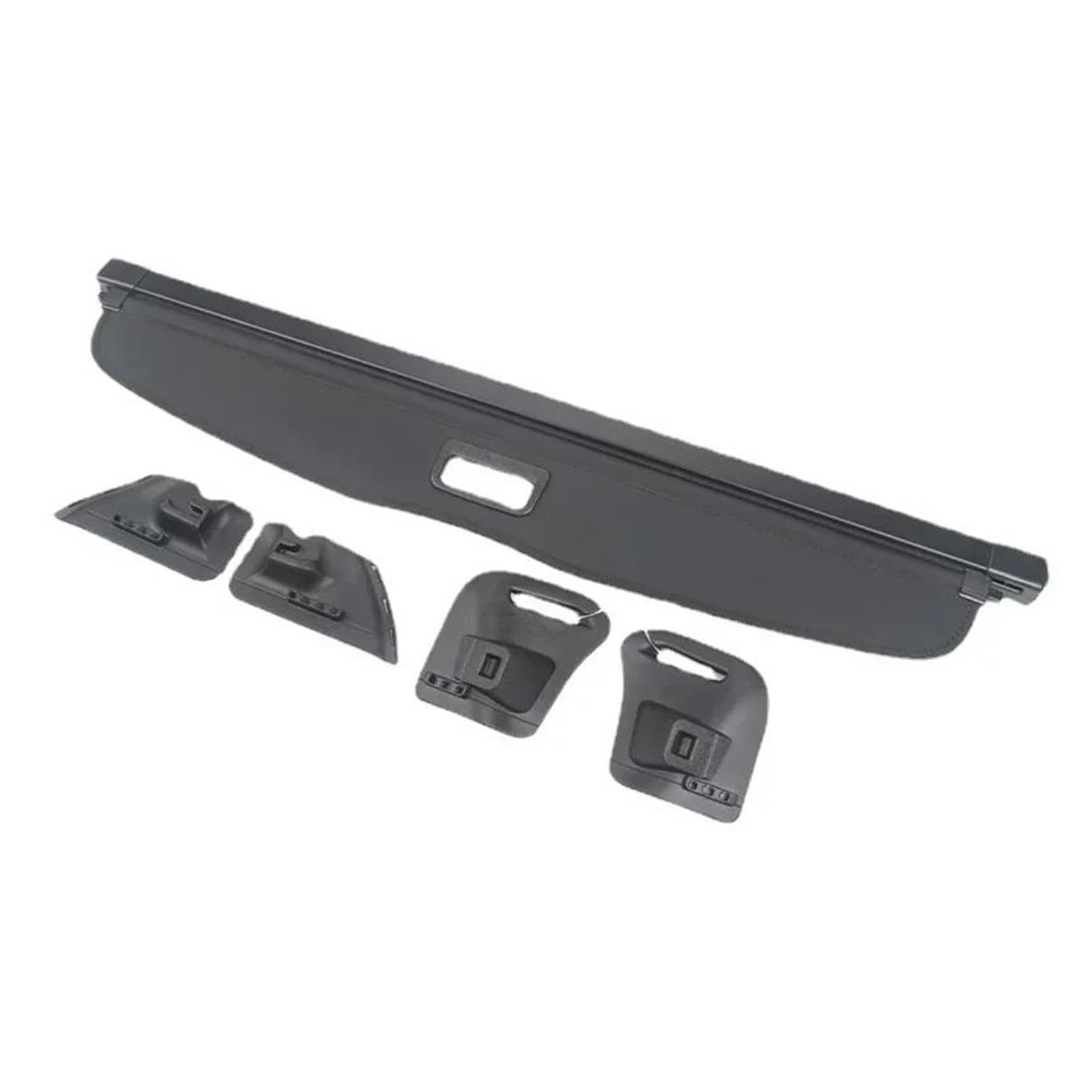HTyghbn Trunk Cargo Cover Curtain Rear Luggage Carrier Retractable Partition Baffle Plate Storage For Model Y(For style)