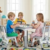 Zoom IMG-1 mamizo tavolo bambini con 4 Zoom IMG-1 mamizo tavolo bambini con 4