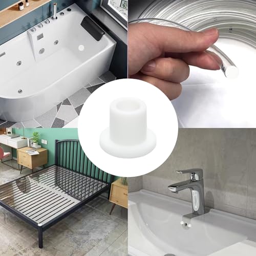 Image of 30 PCS Silicone Rubber Plug,White Hole Plug,Waterproof Plug Tube Plugs Hole Plug,Flexible Hole Plug Cover Fit for 0.33 inch /8.3mm