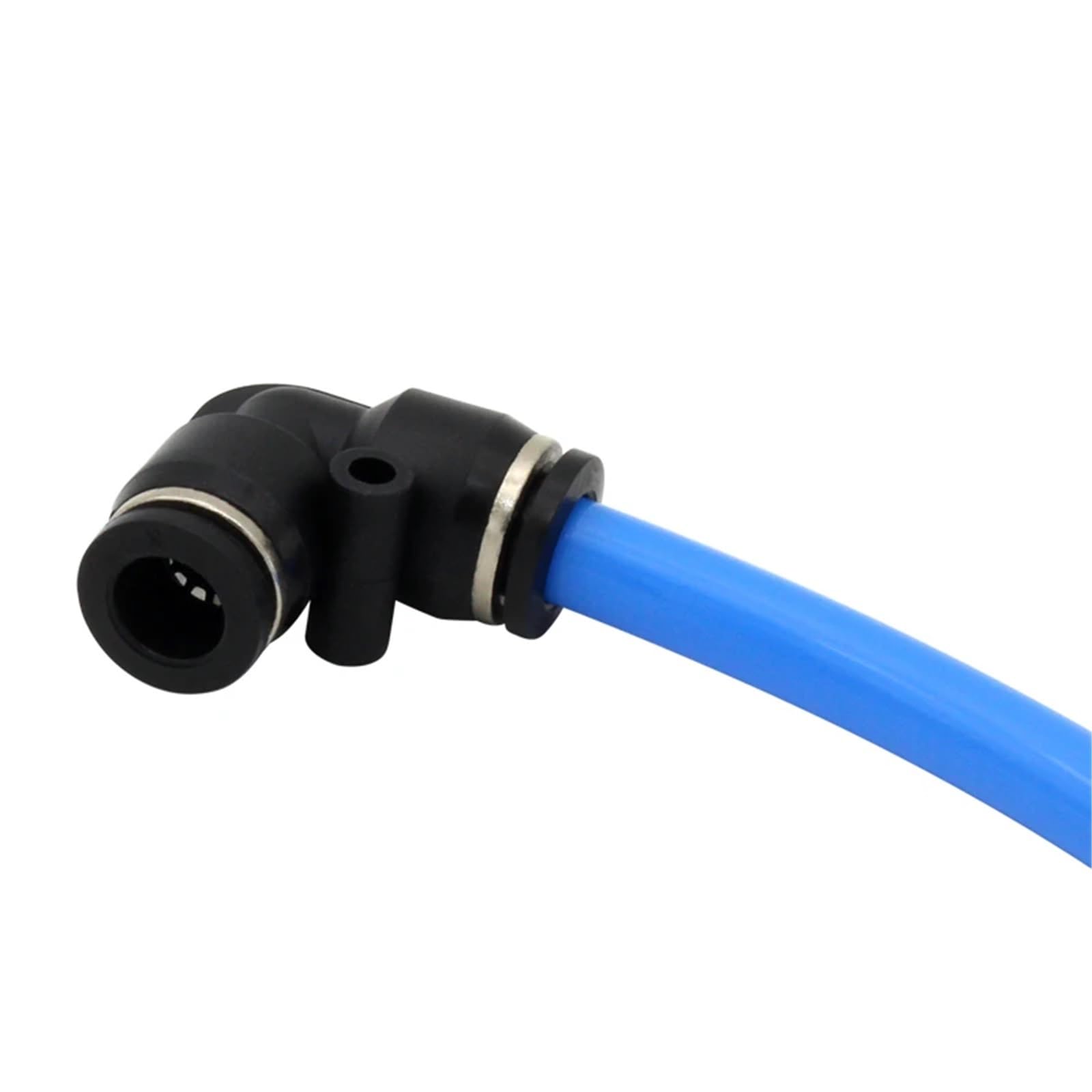 10 unids/lote PV codo de unión PV4 6 8 10 12 14 16 conector neumático tipo L conector de tubo de plástico rápido(PV12)