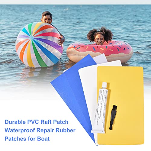 Zelfklevende PVC Reparatie Patches Opblaasbare Reparatie Patch Vinyl Boot Reparatie Kit Voor Opblaasbare Boot Vlot Kajak… - Image 6