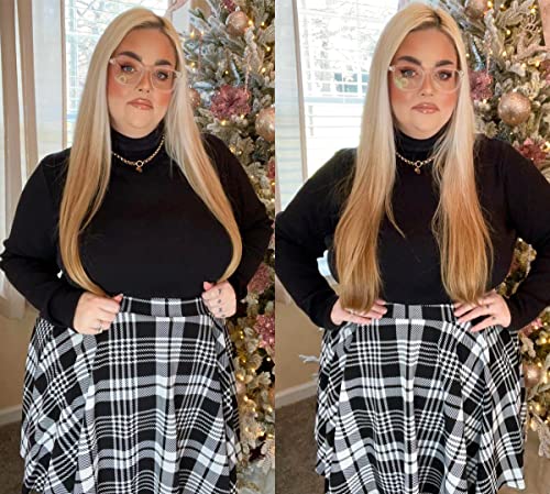 CARCOS Womens Plus Size Tops Mock Neck Long Sleeve Shirts Turtleneck Tunics for Fall Winter XL-5XL2