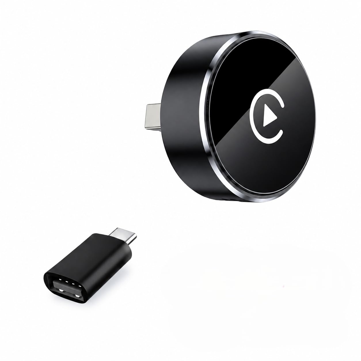 2-in-1 Wireless CarPlay and Android Auto Adapter, Plug and Play Dongle, Fast Auto-Connect, No Delay, for iPhone and Android, USB/USB-C Port, Black (Carplay-2104)-image-25