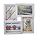 Produktbild AmazonBasics Galerie-Bilderrahmen für 4 Fotos, 10 x 15 cm, Nickelfarben