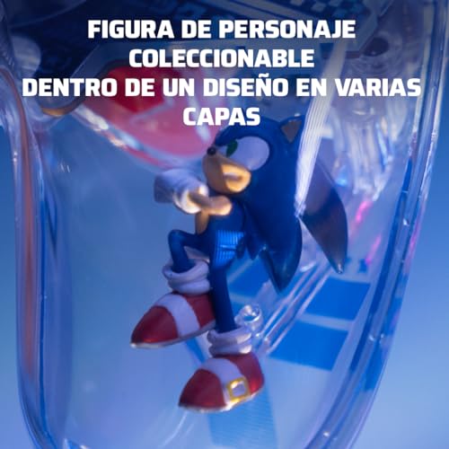 Image of PDP REALMz Nintendo Switch Pro Controller, Customizable LED Lighting, 3.5mm Headphone Jack, Officially Licensed by Nintendo and SEGA: Sonic Superstars (Knuckles Sky Sanctuary Zone)