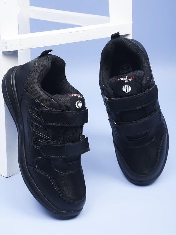 Image of ACTION School Shoes for Boys & Girls - Eva Sole Ultra Lightweight, Extra Cushion Footbed, Durable, Long-Lasting, Anti-Germ Technology for Odour-Free Comfort, Men's Size 11 UK Also Available