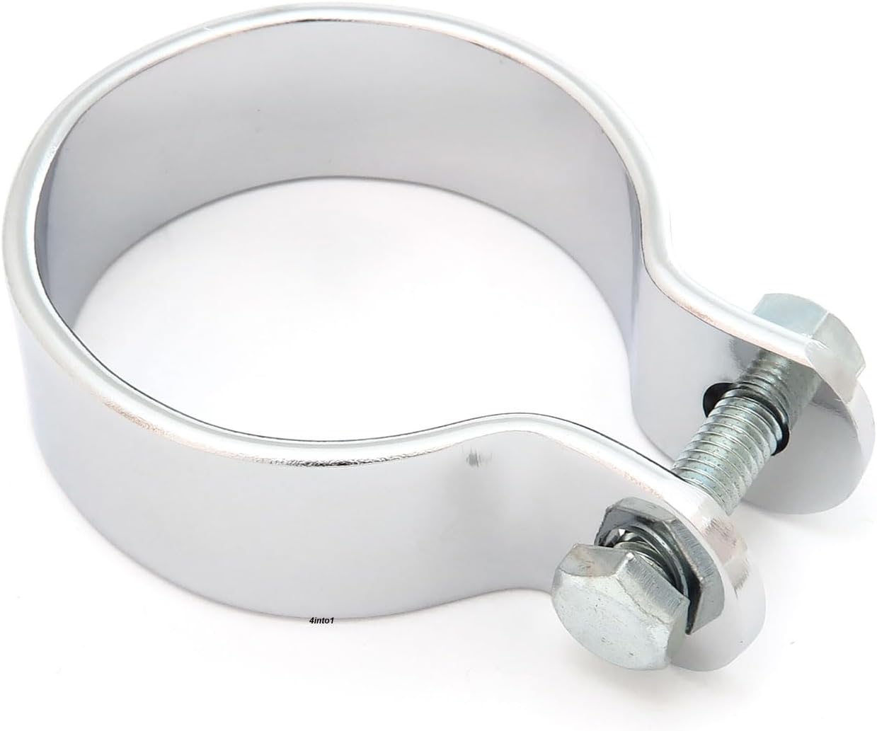 Universal Motocycle Chrome Exhaust/Muffler Clamp - 1 3/4" - 80-62342