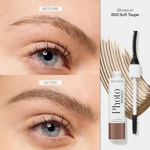Revlon PhotoReady Lifting Brow Gel, 802 Soft Taupe, 0.23 fl oz - image 2
