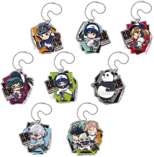 Amazon タカラトミーアーツ ぴょんコレ 呪術廻戦 呪術甲子園アクリルキーホルダー Box商品 全8種 約54mm アクリル製 アニメ 萌えグッズ 通販