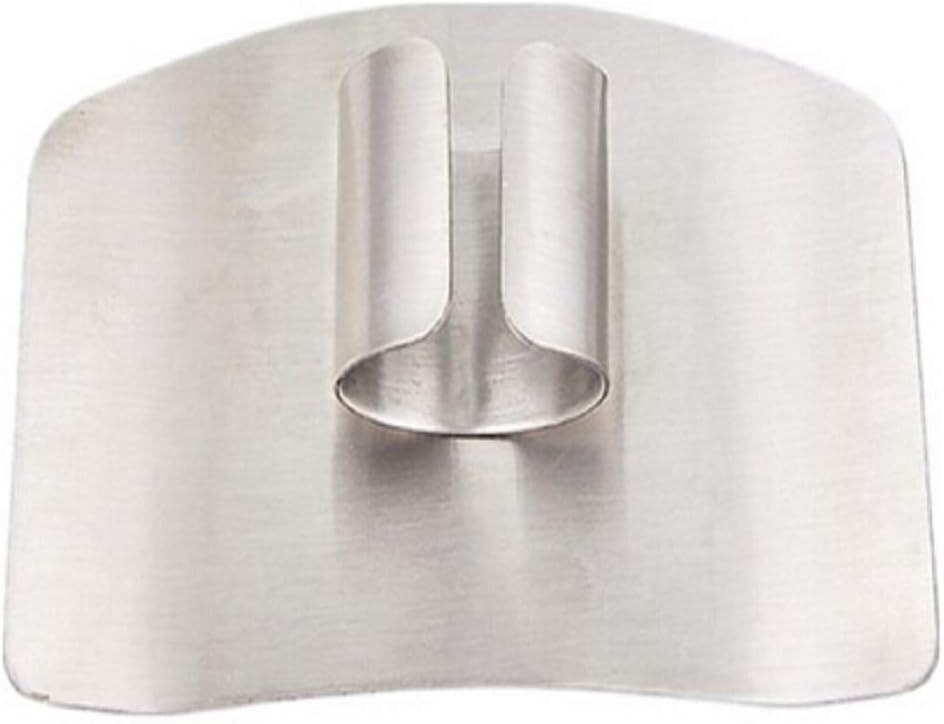 Tiswell Stainless Steel Finger Protector Cutting - 2.6 Inches Finger Guard