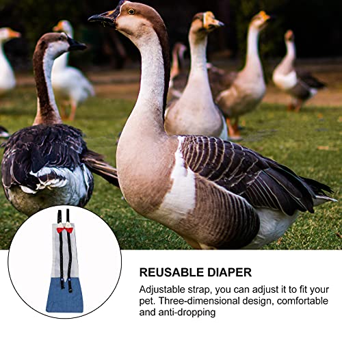 iplusmile Vogel Accessoire 1St Huisdier Luier Huishoudelijke Pluimvee Luier Cartoon Eend Katoen Luier voor Thuis - Afbeelding 6