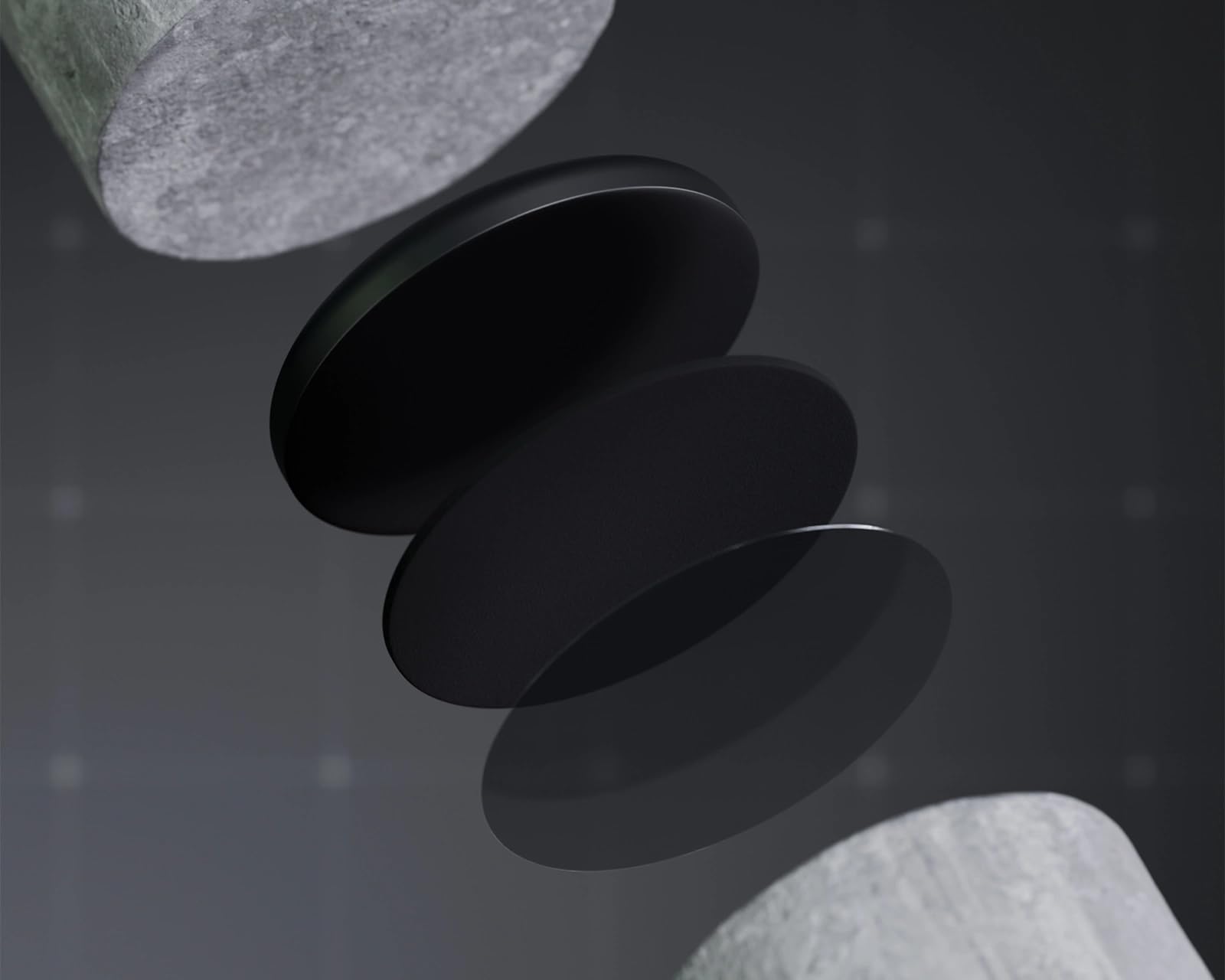 Cyclone Pro - Pattini per mouse in PTFE a forma di cupola, 40 pezzi, 0,85 mm di profondità, scorrevole, durevole ed equilibrato per la maggior parte dei mouse da gioco