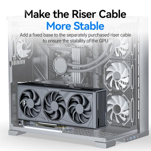 Soporte Vertical GPU JEYI con Kit para PCIe 5.0/4.0, Negro miniatura 3