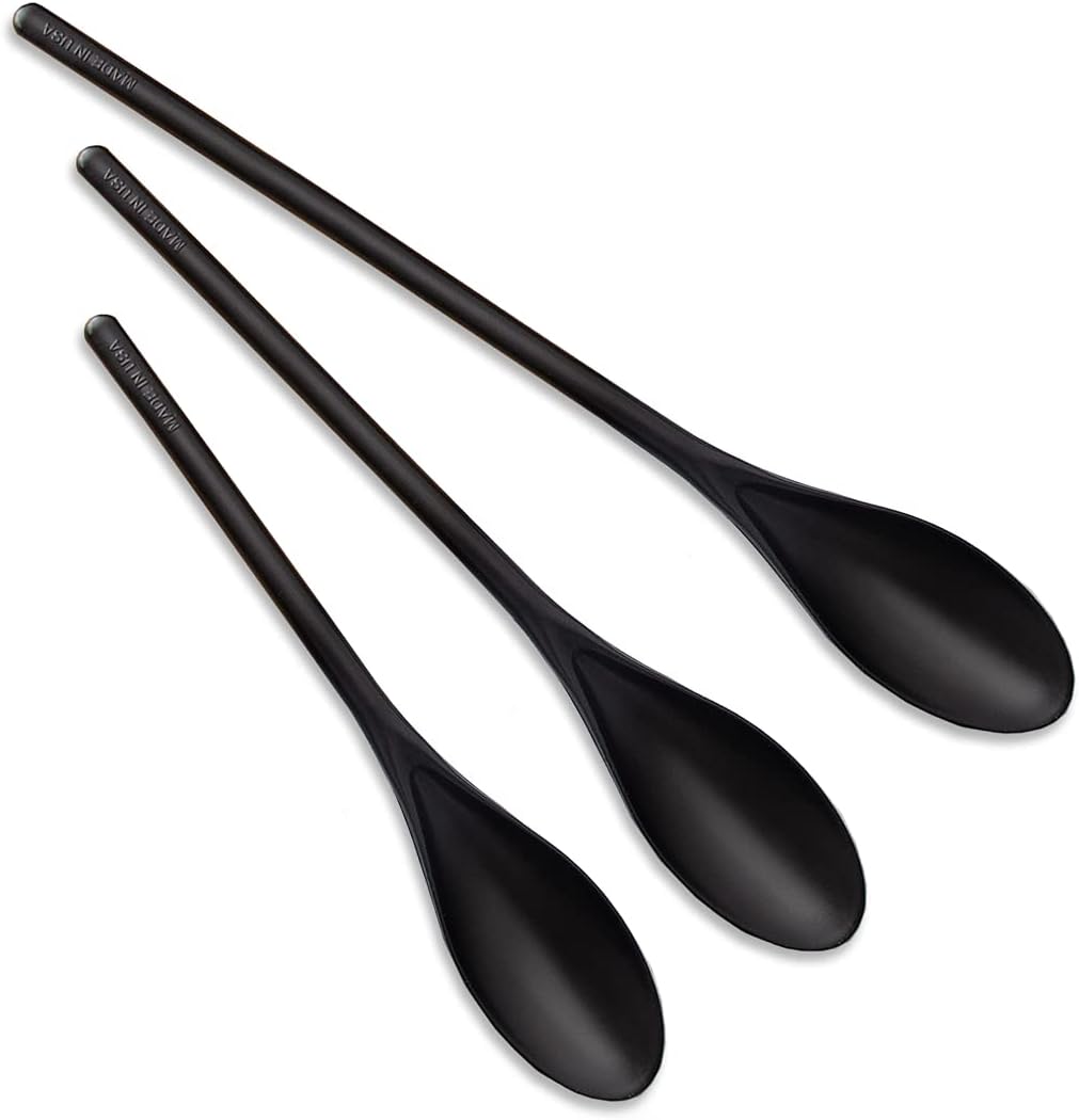 2 Pieces Silicone Nonstick Mixing Spoons, BPA Free and Food