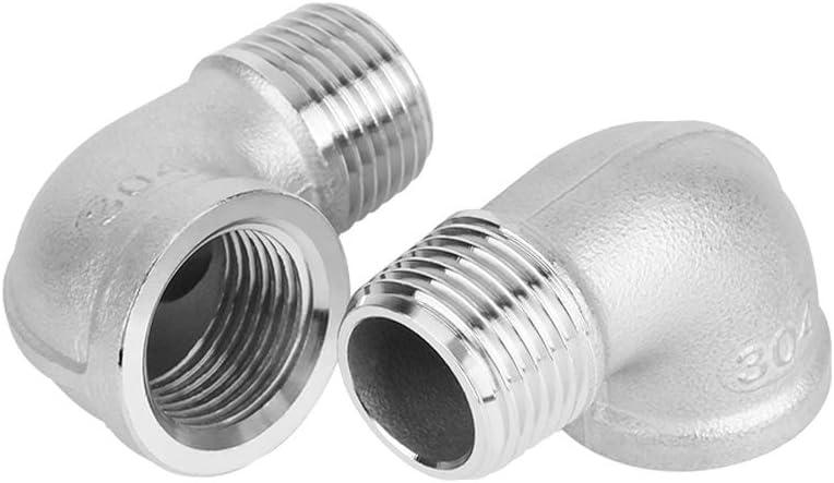 Amazon S SYDIEN 2Pcs 304 Stainless Steel 90 Degree Elbow 1 2 NPT amazon-s-sydien-2pcs-304-stainless-steel-90-degree-elbow-1-2-npt