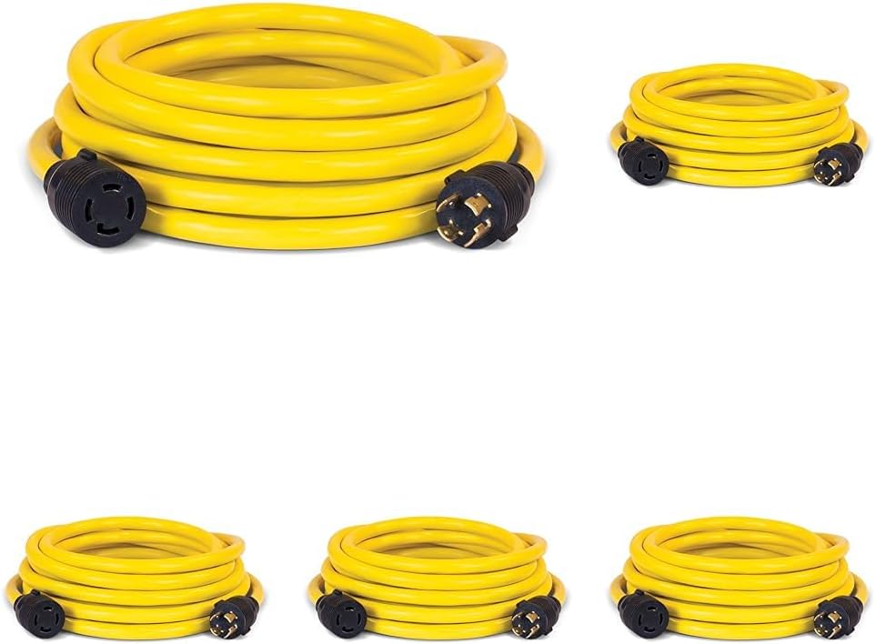 Champion Power Equipment 25-Foot 30-Amp 250-Volt Generator Power Cord for Manual Transfer Switch (L14-30P to L14-30R)