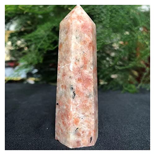 NWPNLXEA Decorazione in Piedi in Piedi for Ufficio in casa e Quarzo in Pietra di Sole di Cristallo Naturale Decorazione della Stanza (Color : One Size, Size : 7-9cm)