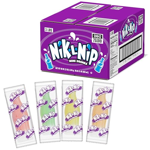 Tootsie Roll Nik-L-Nip Mini Bebidas Frutales 3 lb miniatura 1