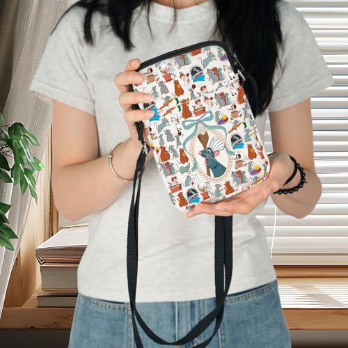WZMPA Remy Crossbody Bag Rat Chef Inspired Gift Remy Rat Theme Shoulder Bag Cartoon Movie Merchandise3