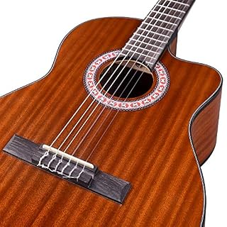 Winzz Guitare Classique Adulte 4/4 Débutant, Guitare Électro-acoustique Classique (Cordes Nylon,39 Pouces) - Les Beatles, Paul McCartney, John Lennon, RIngo Starr, George Harrison Winzz Guitare Classique Adulte 4/4 Débutant, Guitare Électro-acoustique Classique (Cordes Nylon,39 Pouces) – Image 3