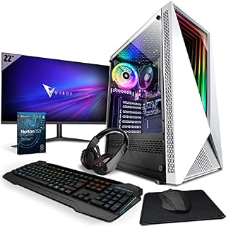 Vibox I-16 Gaming PC - 21.5" Monitor Bundle - Quad Core AMD Ryzen 3200G Processor - Radeon Vega 8 Graphics - 16GB RAM - 1TB SSD - Windows 11 - WiFi