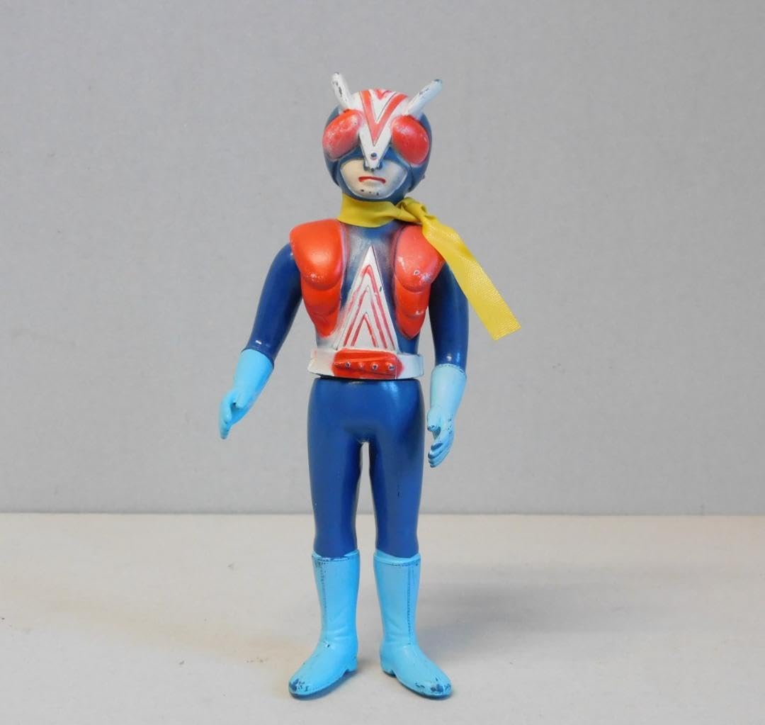 Amazon.co.jp: 昭和 レトロ ポピー ライダーマン ソフビ 人形 : おもちゃ