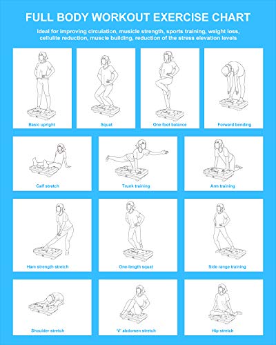 image for BARWING Vibration Platform, Whole Body Workout Vibration Fitness Machi
