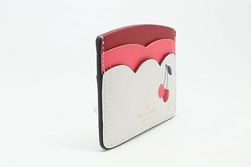 Miniatura 6 de Kate Spae New York Bing - Tarjetero pequeño y delgado, color crema, Crema Multi, Tarjetero