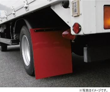 トラック　デコトラ　タレゴム　泥除け　表裏赤白　ふち5センチ　５枚セット Amazon | pa-man タレゴム 泥除け EVA 600×500×2mm 赤 1枚 トラック