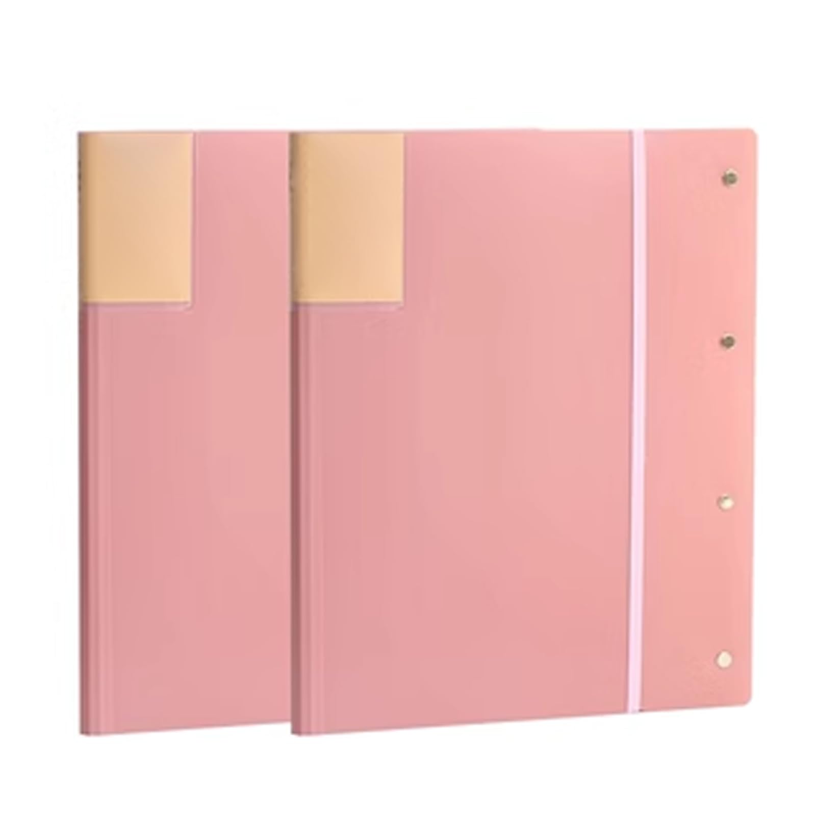 Libro di presentazione A3 Raccoglitore portfolio da 40 tasche con maniche trasparenti 2 pezzi Multicolor(Pink)