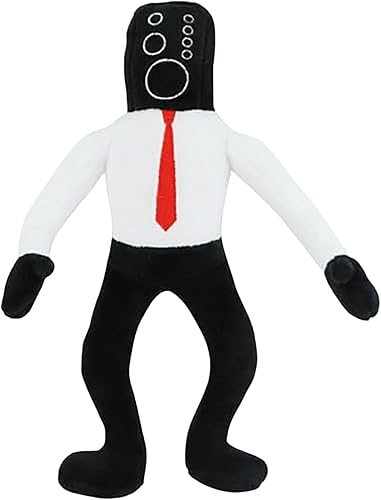 Skibidi - Peluche de algodón suave de 11 pulgadas, juguete de peluche de animal Speakerman para niños y niñas, serie de juegos famosos, colgante de