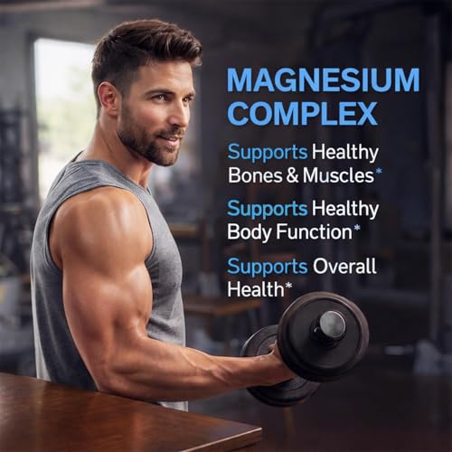 Suplemento en complejo de magnesio para bienestar general y relajación muscular 2