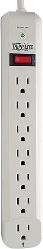 Miniatura 6 de Tripp Lite Regleta de protección contra sobretensiones de 7 salidas, cable de 6 pies, seguro de $20K (STRIKER)