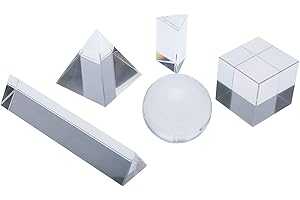 Finderomend K9 Optical Crystal Photography Prism Set for Science