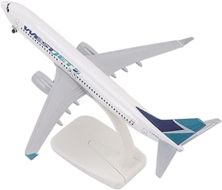 Alloy Aircraft, Precise Scale Plane Model Toy Perfect Detailed Diecast Plane Model Canadian Westjet Aircraft Model Boeing 737-800 with Landing Gear