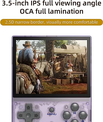 RG35XX Handheld Game Console 3.5 Inch IPS Screen Linux System Retro Games Consoles Built-in 64G TF Card 5000+ Classic Games Support HDMI and TV Output - Image 6