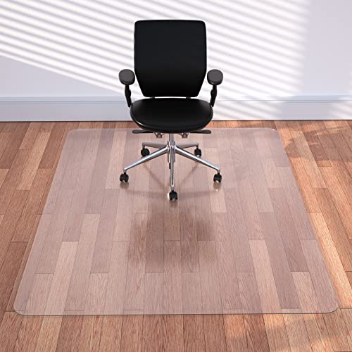 Futurhydro Chair Mat For Hardwood Floor, 46" X 60" Large Clear Office Home Floor Protector Mat, Plastic Rolling Chair Mat For Tile Floor And Gaming Floors (Rectangle) #TOP7