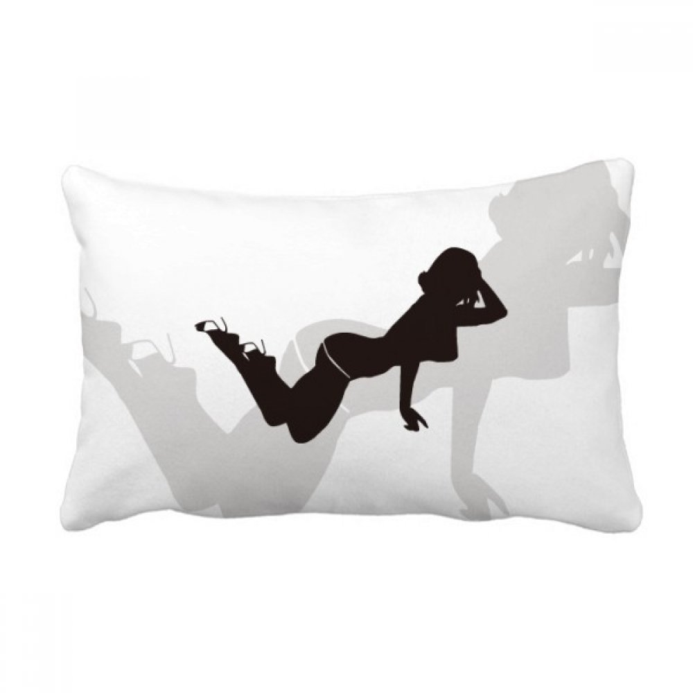 Coussin lombaire hot femme multicolore grand oreiller de canapé salon moderne