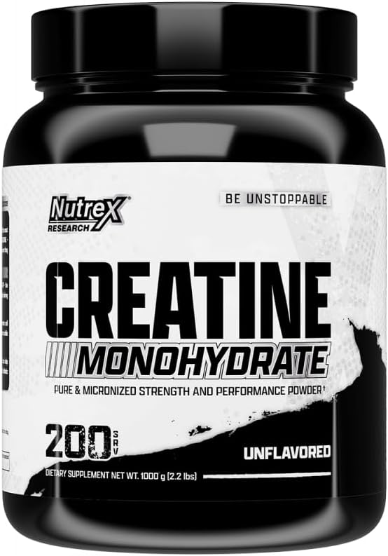 Creatine Monohydrate Powder, (Unflavored, 200 Servings) - Powerful Muscle Enhancer, Premium Micronized Formula for Rapid Absorption, Boosts Strength, Enhances Muscle Growth.