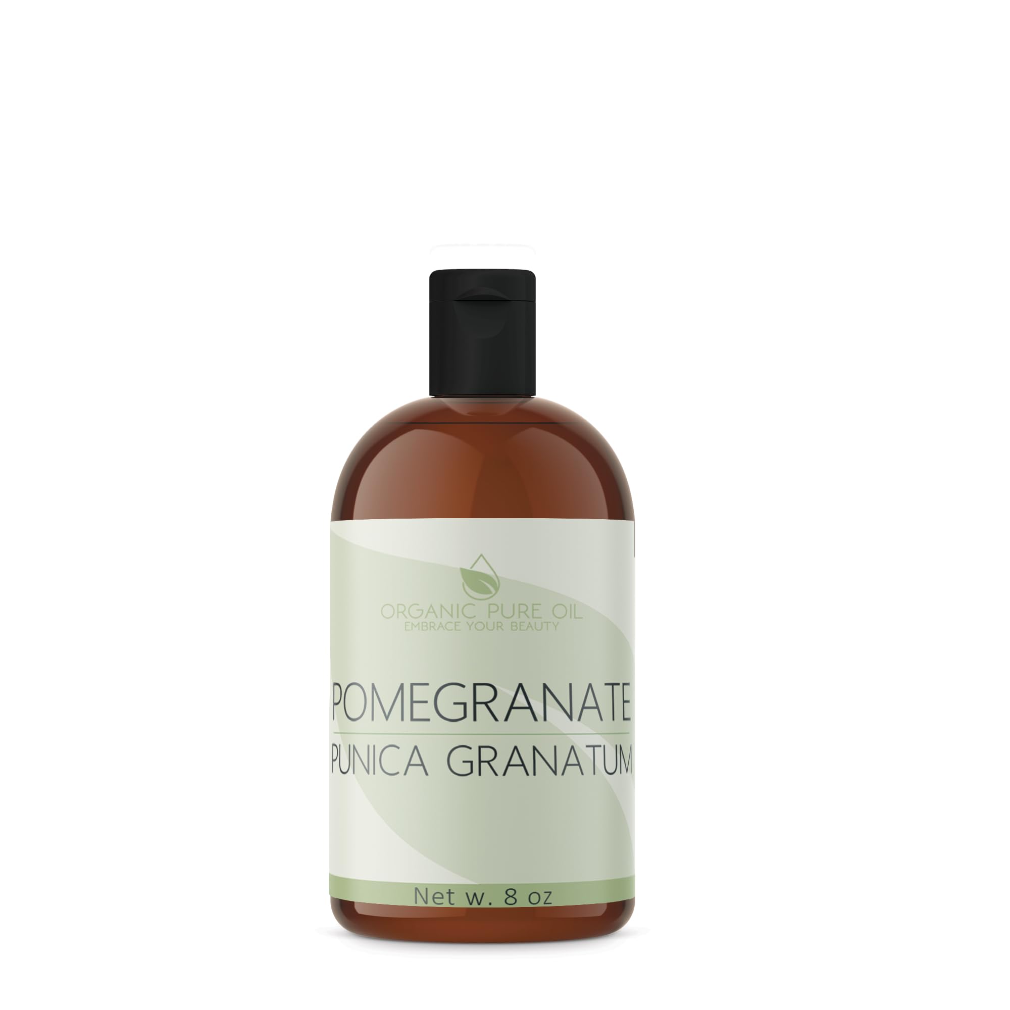 Pomegranate Seed Oil - 8 oz - Pure, Unrefined, Non GMO, Cold Pressed, Sweet Carrier Oil for Hair, Skin Nails Body Face DIY Soaps & More - Hydrate Nourish Replenish Moisturize - Packaging May Vary