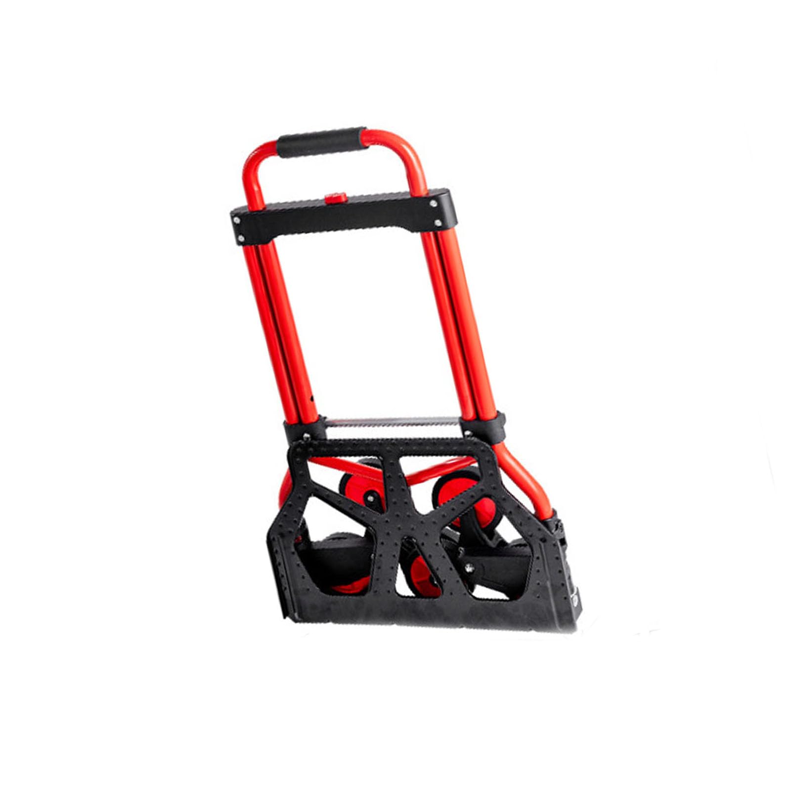 Carrello a mano pieghevole resistente – Carrello multiuso per bagagli, traslochi, uso ufficio, compatto e leggero