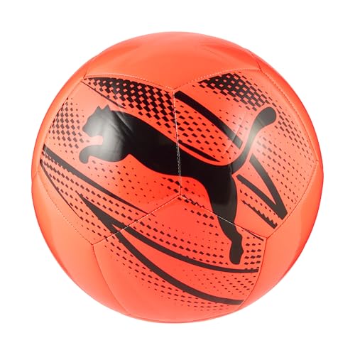 PUMA - ATTACANTO Graphic, Pelotas de entrenamiento Unisexo, Glowing Red-PUMA Black, 4-084073