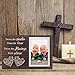 Yakucho Twins Baby Picture Frame Gift for Baby Shower Parents New Mom Dad, Photo Frame Gifts for Friend Daughter