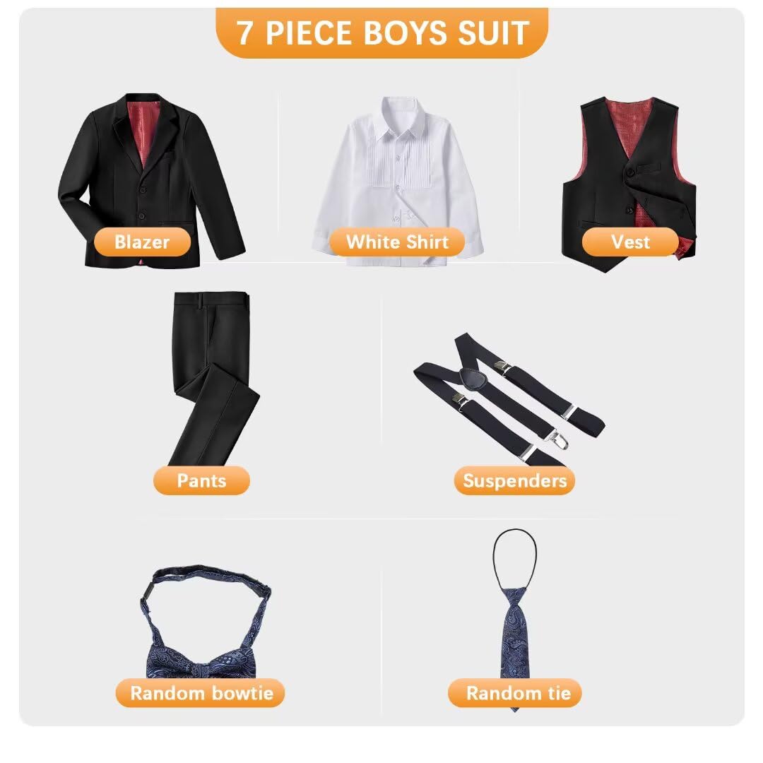 Traje formal para niños pequeños, traje de portador de anillos para adolescentes, niños, boda, esmoquin, comunión, vestido