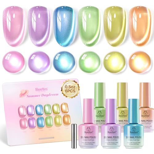 Beetles Cat Eye Gel Nail Polish Set - Summer Daydream
