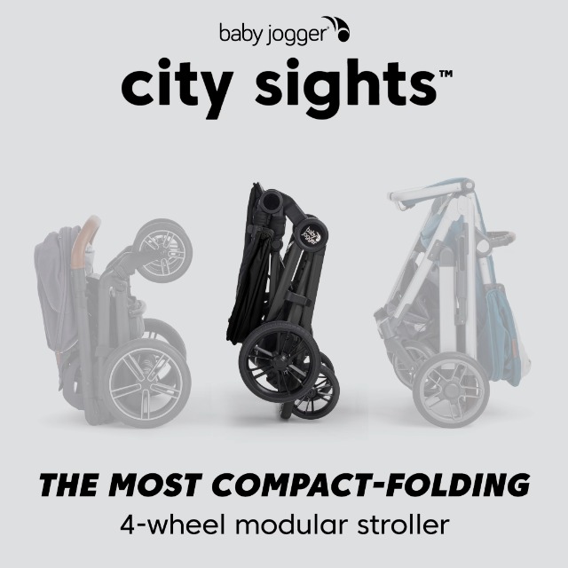 Baby Jogger City Sights Stroller - Convertible Stroller with Compact Fold  Rich Black : Baby - Amazon.com
