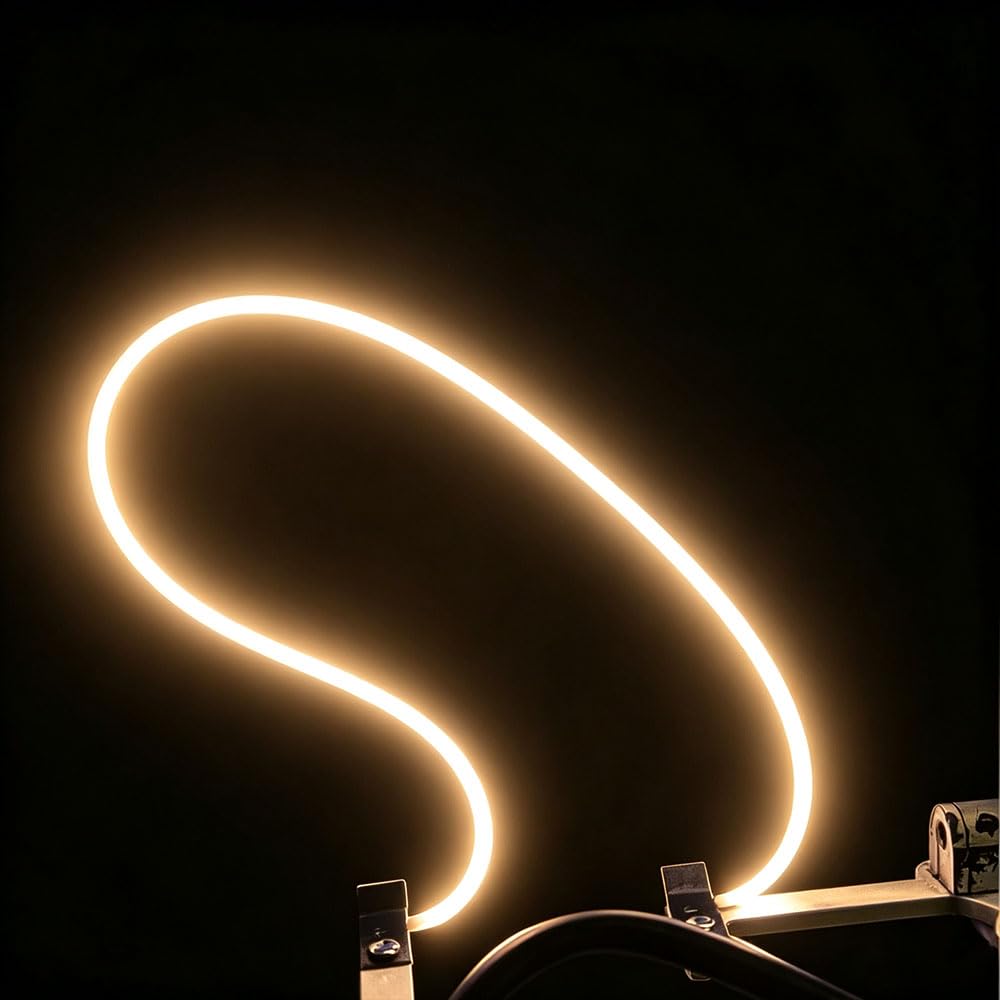 3PCS Filamento LED flexible 24V 130MM 300MM filamento flexible Bombilla Edison Accesorios lámparas retro decorativas 600mm/23.62in blanco cálido