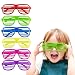 Mega Pack 50 Pairs of Kids Plastic Shutter Shades Glasses Shades Sunglasses Eyewear Party Favors and Party Props Assorted Colors
