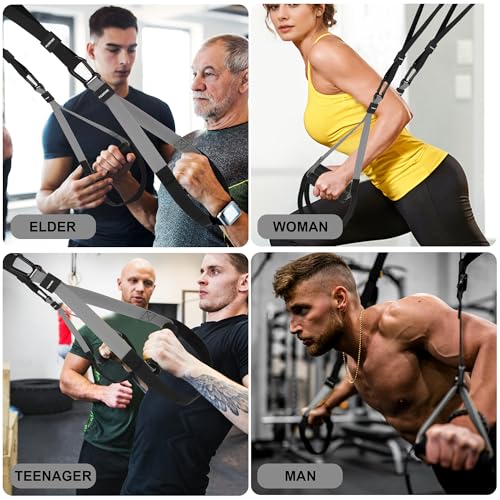 Image of Home Resistance Training Kit | Full-Body Workout with Suspension Trainer Straps, Door Anchor, Handles, and Carrying Bag | Complete Home Gym Equipment